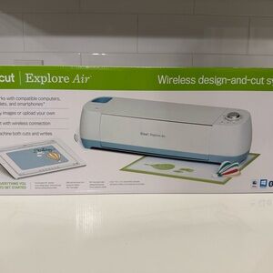 Cricut Explore Air Machine with Blue Accent